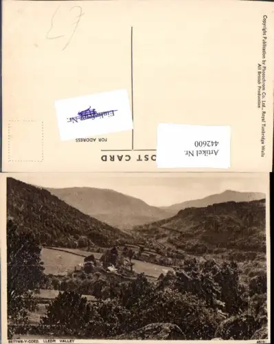 442600,Wales Bettws-y-Coed Lledr Valley Landschaft Bergkulisse