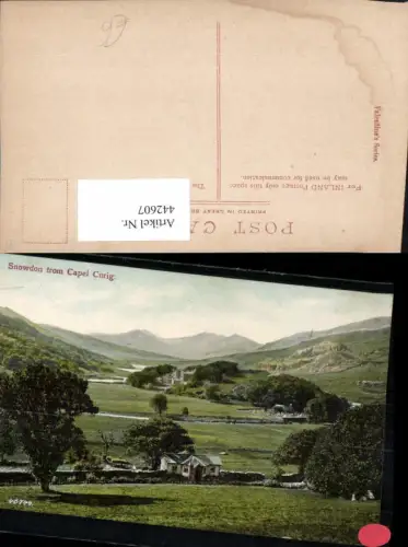 442607,Wales Snowdon from Capel Curig Landschaft Bergkulisse