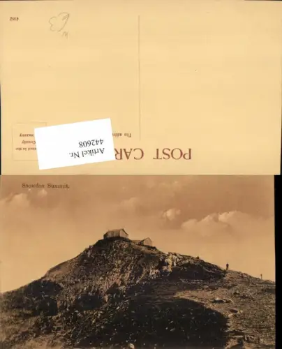 442608,Wales Snowdon Summit Berggipfel Berghütte