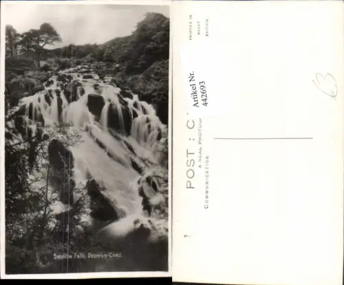 442693,Wales Bettws-y-Coed Swallow Falls Wasserfall