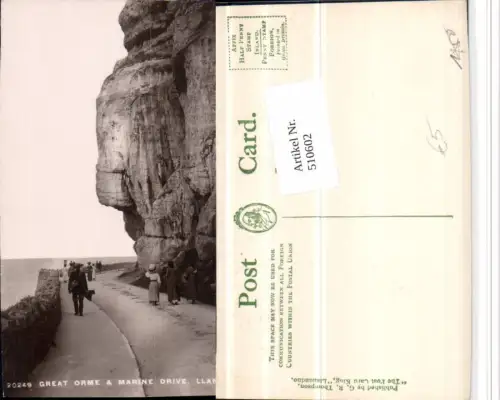 510602,Wales Llandudno Great Orme and Marine Drive Straße