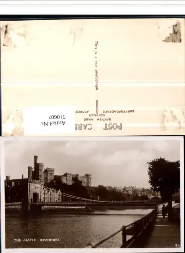 510607,Wales Inverness Castle Schloss Burg Brücke