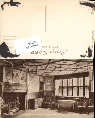 546195,Wales Conwy Conway Plas Mawr Queen Elizabeth Sitting Room