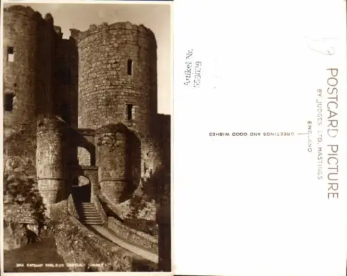 559029,Wales Harlech Castle Gwynedd Burg Festung