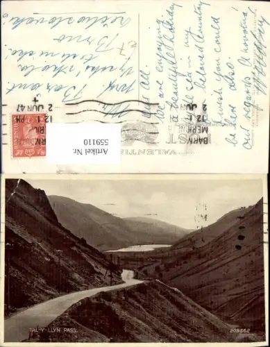 559110,Wales Tal-Y-Llyn Pass Gwynedd