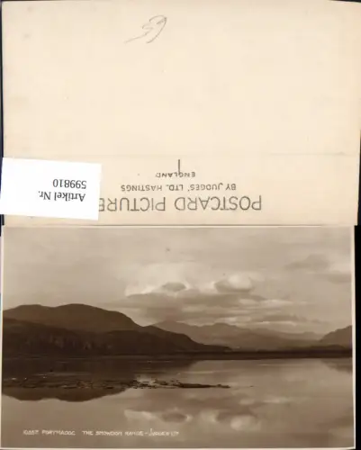 599810,PortmadogThe Snowdon Range Great Britain