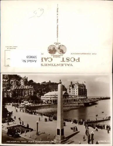 599859,Llandudno Memorial and Pier Obelisk Great Britain