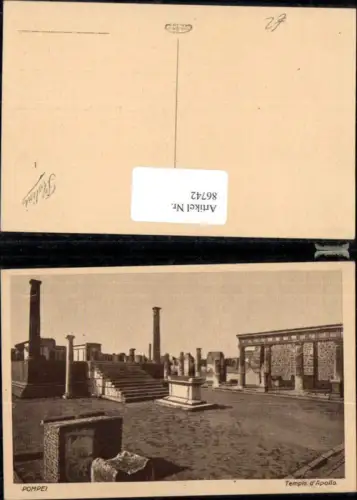86742,Pompei Tempio d´Apollo Campania