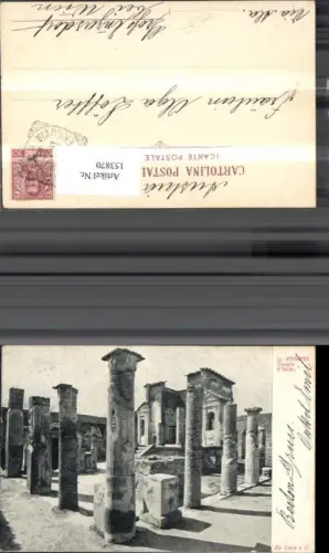 153870,Pompei Tempio d Iside Ansicht Säulen Campania