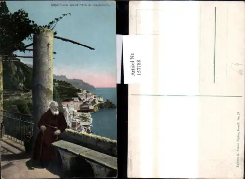 157788,Campania Salerno Amalfi Dal Grand Hotel d Cappuccini Mönch
