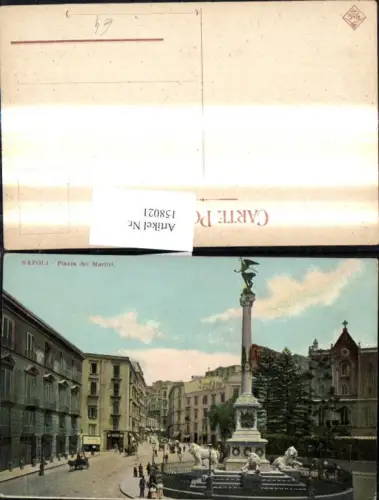 158021,Campania Napoli Neapel Piazza d Martiri Säule