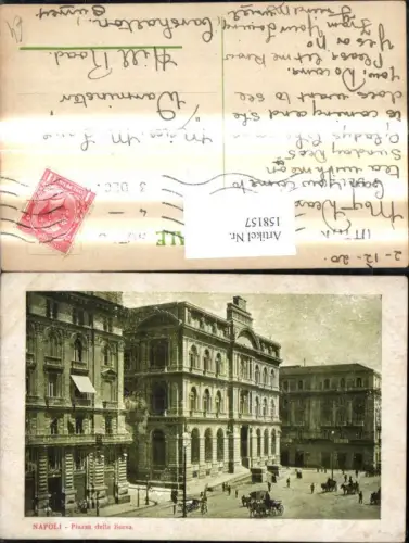158157,Campania Napoli Neapel Piazza della Borsa