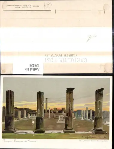 158238,Künstler Litho Campania Napoli Pompei Cerupio di Venere