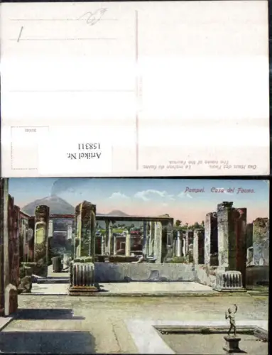 158311,Campania Napoli Pompei Casa del Fauno