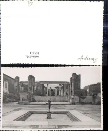 158324,Foto Ak Campania Napoli Pompei Casa del Fauno Danzante