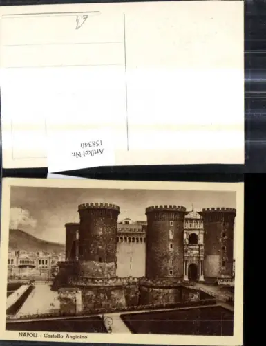 158340,Campania Napoli Neapel Castello Angioino Schloss
