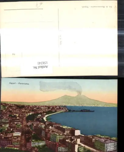 158341,Campania Napoli Neapel Panorama