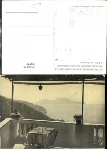 158373,Campania Napoli Sorrento Sorrent Hotel Pension Restaurant Rivoli Massalubrense Costiera Sorrentina