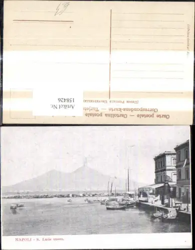 158426,Campania Napoli Neapel S. Lucia nuova Hafen