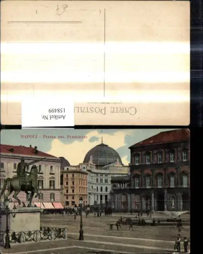 158499,Campania Napoli Neapel Piazza del Plebiscito