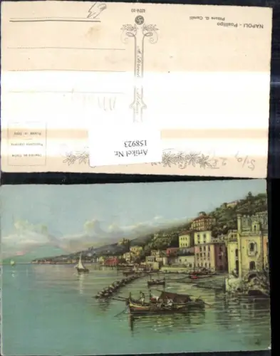 158923,Künstler Ak G. Carelli Campania Napoli Neapel Posillipo