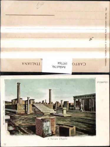 197764,Campania Pompei Il Tempio d Apollo
