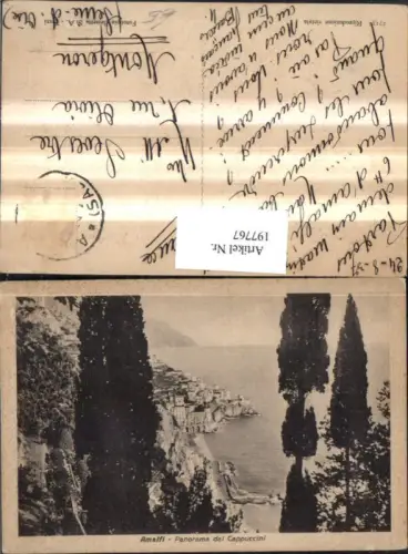 197767,Campania Amalfi Panorama dai Cappuccini