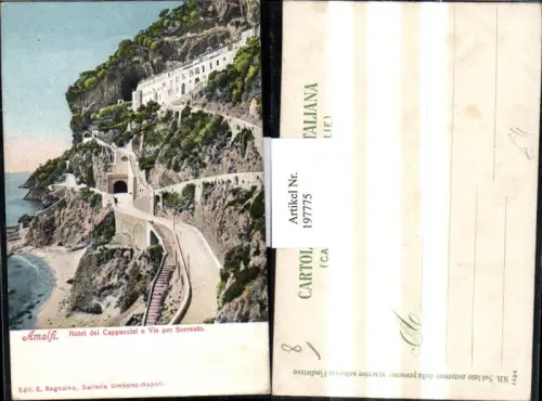 197775,Campania Amalfi Hotel d Cappucini e Via per Sorrento