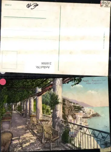 210504,Campania Amalfi Panorama dall Hotel Cappuccini Terrasse