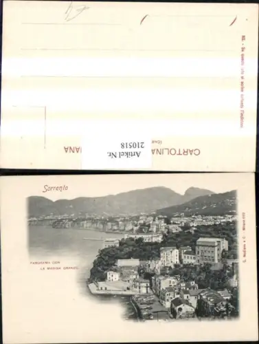 210518,Campania Sorrento Totale Panorama con la Marina Grande