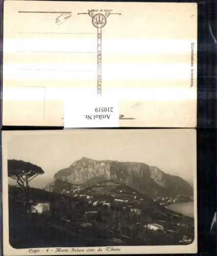 210519,Campania Capri Monte Solaro visto da Tiberio