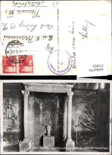 272023,Campania Napoli Neapel Pomeji Pompei Edicola nella Casa di Lorelio Tiburtino