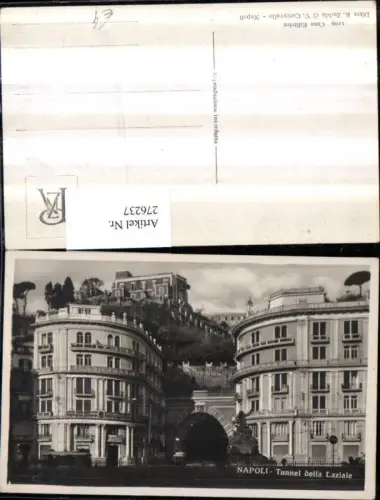 276237,Campania Napoli Neapel Tunnel della Laziale