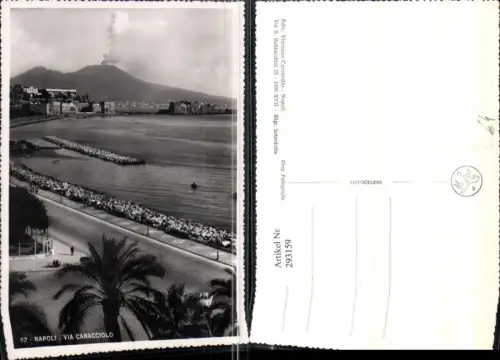 293159,Campania Napoli Neapel Via Caracciolo Vesuv Vulkan