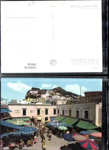 293166,Campania Napoli Capri La piazzetta Platz Markt