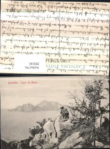 293181,Campania Napoli Sorrento Sorrent Capri da Massa Motiv Bergkulisse