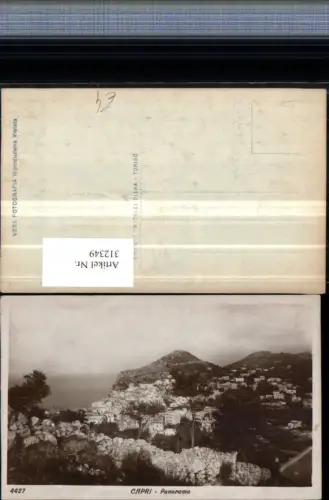 312349,Campania Napoli Capri Panorama Totale