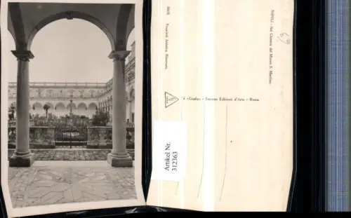 312363,Campania Napoli Neapel Nel Chiostro del Museo S. Martino Kloster