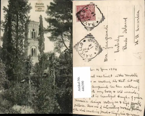 446390,Campania Salerno Ravello Campanile della Cattedrale Glockenturm