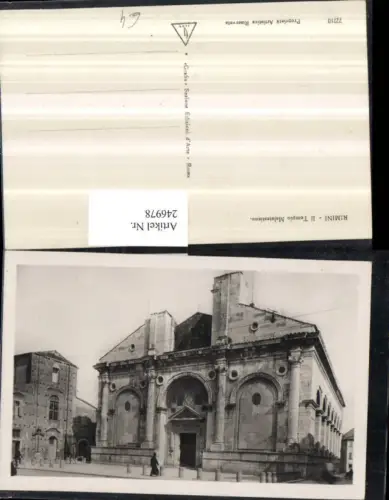 246978,Emilia-Romagna Rimini Il Tempio Malatestiano Kathedrale
