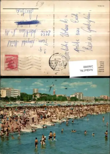 246990,Emilia-Romagna Rimini Riviera Adriatica Spiaggia Strand Strandleben