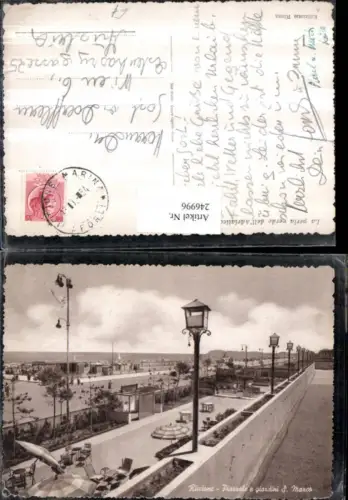 246996,Emilia-Romagna Rimini Riccione Piazzale e giardini S. Marco Promenade