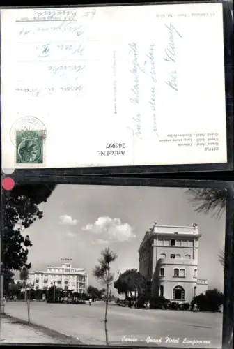 246997,Emilia-Romagna Ravenna Cervia Grand Hotel Littorale Seestrandallee Straßenansicht