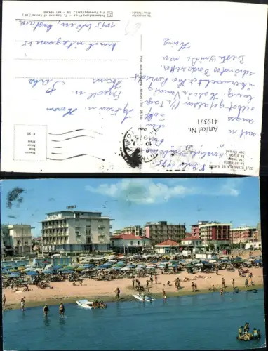 419371,Emilia-Romagna Rimini Rivabella di Rimini La spiaggia Strand Strandleben