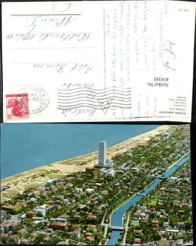 419385,Emilia-Romagna Forli-Cesena Cesenatico Panorama Totale m. Strand