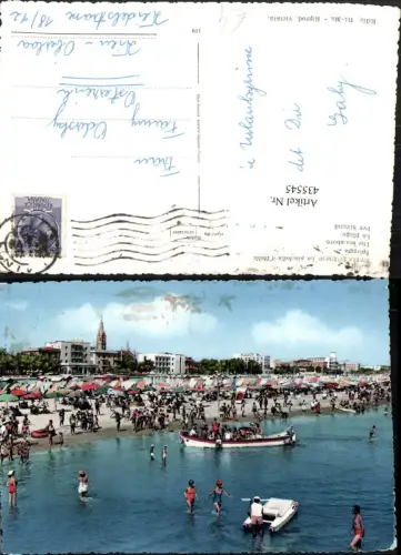 435545,Emilia-Romagna Rimini Spiaggia Strand Strandleben