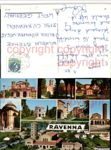 472162,Emilia-Romagna Ravenna Kirche Mausoleum Mehrbildkarte