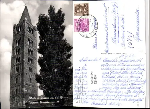 524467,Emilia-Romagna Ferrara Abbazia di Pomposa Campanile Romanico