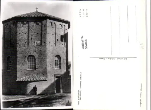 524468,Emilia-Romagna Ravenna Battistero L'esterno Taufkapelle