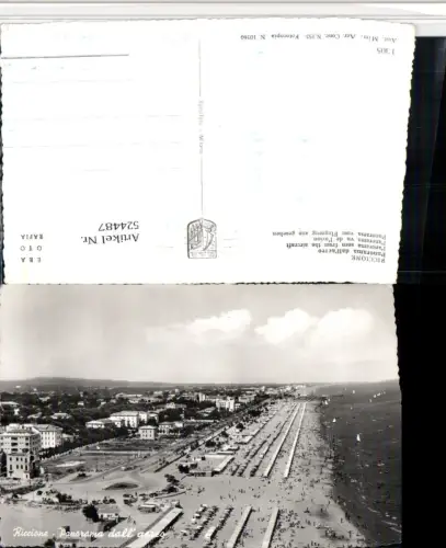 524487,Emilia-Romagna Rimini Riccione Panorama Totale Strand